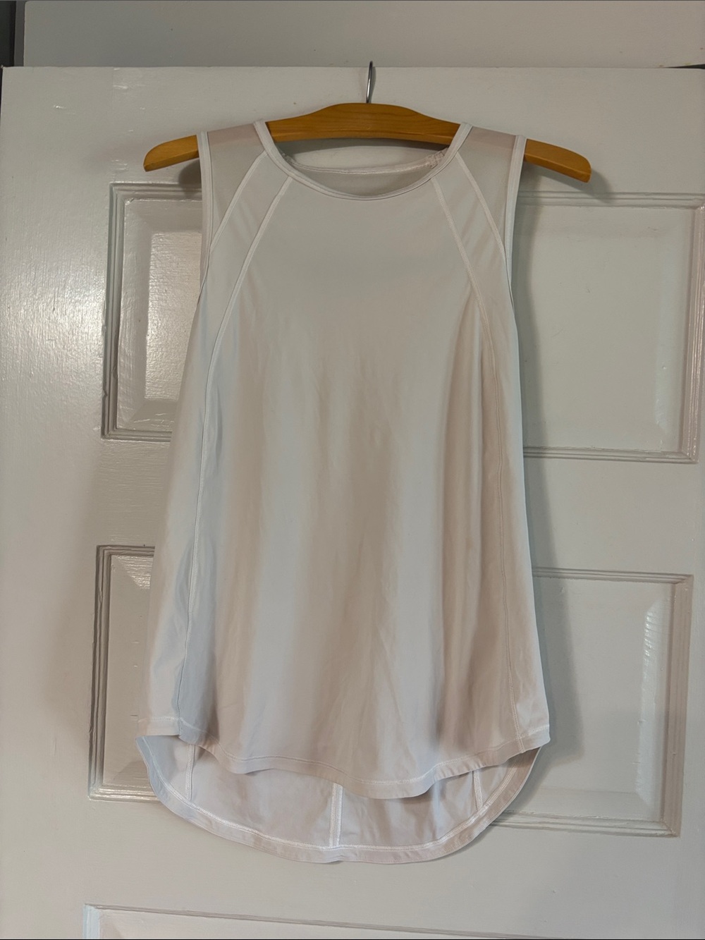 lululemon athletica White Sleeveless Flow Tank Top